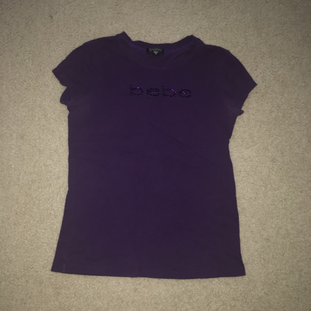 Purple bebe shirt